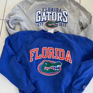 Pair of Gator Champion Athletic Sweatshirts